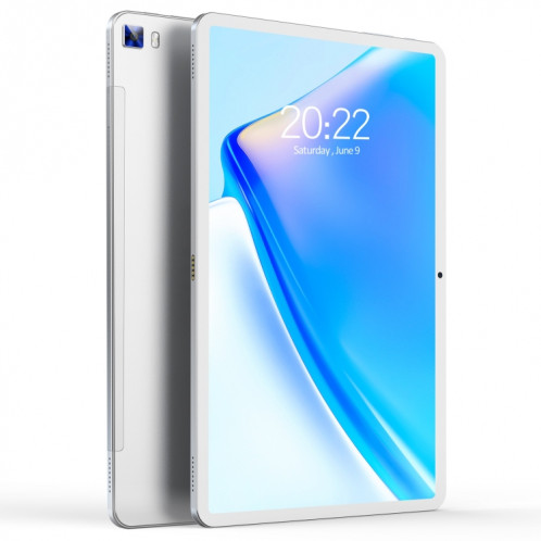 Comprimé Vasoun M50 4G LTE, 10,4 pouces, 4 Go + 128 Go, Android 11 UNISOC T618 Octa Core CPU, Prise en charge du double bande WiFi / Bluetooth, version globale avec Google Play, US Plug (Silver) SV875S529-07