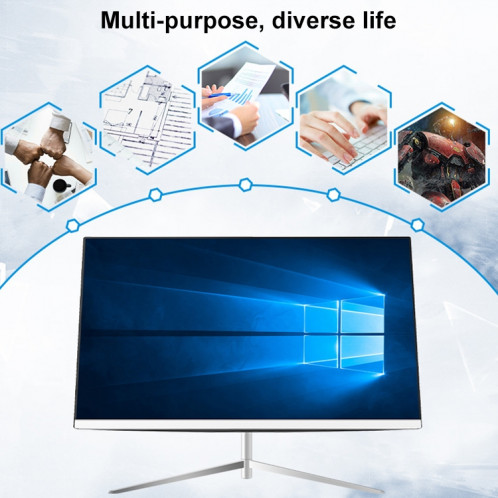 PC-K6 E20 PC tout-en-un professionnel sans frontières de 23,8 pouces, 8 Go + 256 Go Windows 7 Intel i5-3470 Quad Core SH19561649-012