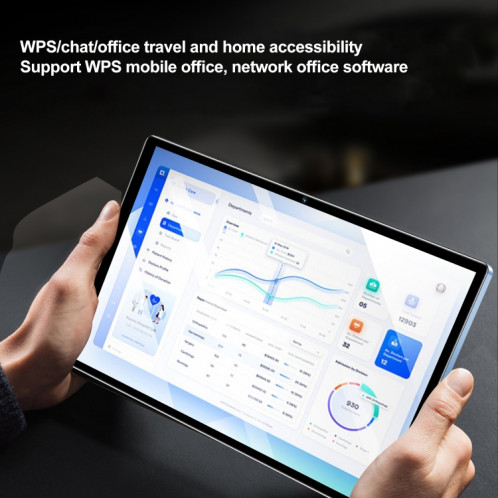 Tablette d'appel téléphonique P60 4G, 10,1 pouces, 4 Go + 64 Go, Android 8.0 MTK6750 Octa Core 1,8 GHz, double SIM, prise en charge GPS, OTG, WiFi, BT (bleu ciel) SH90SL1368-014