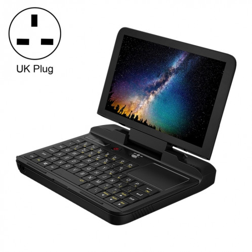 GPD MicroPC Mini Gaming Laptop, 6.0 inch, 8GB+256GB, Windows 10 Intel Celeron N4120 Quad Core, Support Dual Band WiFi & Bluetooth & TF Card, UK Plug(Black) SG563B1770-016