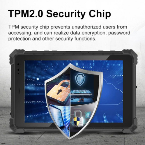 Tablette PC robuste CENAVA W10N IP68, 8 Go + 128 Go, 10,1 pouces, Windows 11, processeur Intel JASPER LAKE N5100 Quad Core, prise britannique SC89UK1215-08