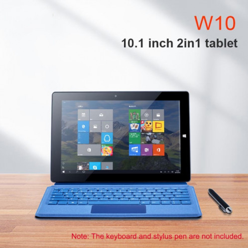 W10 2 sur 1 tablette PC, 10,1 pouces, 6 Go + 64 Go, Système Windows 10, Intel Gemini Lake N4120 Quad noyau jusqu'à 2,6 GHz, sans clavier et stylet stylos, support Dual Band Wifi & Bluetooth & TF Carte & HDMI, US Plug SH28111287-012