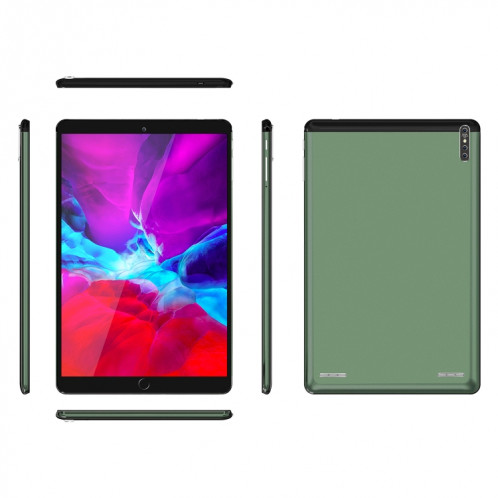 P30 3G Appel téléphonique Tablet PC, 10,1 pouces, 1 Go + 16 Go, Android 5.4GHz OCTA-CORE ARM CORTEX A7 1.4GHz, support WiFi / Bluetooth / GPS, Fiche US (Army Green) SH31AG1567-08