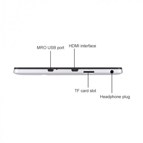 Tablette PC HSD8001, écran 2,5D 8 pouces, 4 Go + 64 Go, Windows 10, Intel Atom Z8300 Quad Core, prise en charge de la carte TF et HDMI et Bluetooth et double WiFi, prise US / EU (noir) SH029B978-012