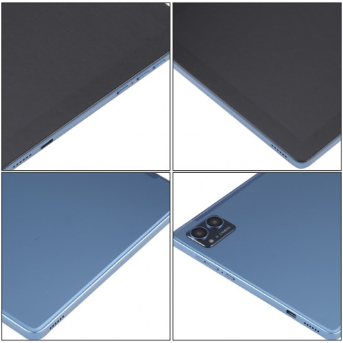 Tablette PC d'appel téléphonique 4G, 9,7 pouces, 3 Go + 32 Go, Android 11.0 MKT6762 Octa Core 2,0 GHz, double SIM, prise en charge GPS, WiFi, BT (bleu) SH210L519-012