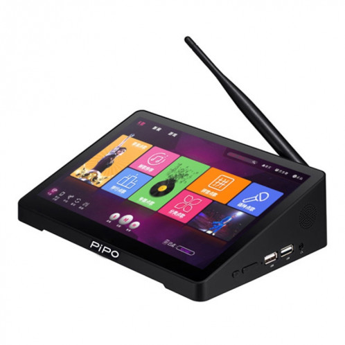 PIPO X10RK MINI Tablet PC Box, 10,1 pouces, 2GB + 32GB, Android 7.1.2 RK3326 Cortex quad-core Cortex A35 jusqu'à 1,5 GHz Support WiFi & Bluetooth & TF Carte & HDMI & RJ45, US Plug (Noir) SP611B24-09