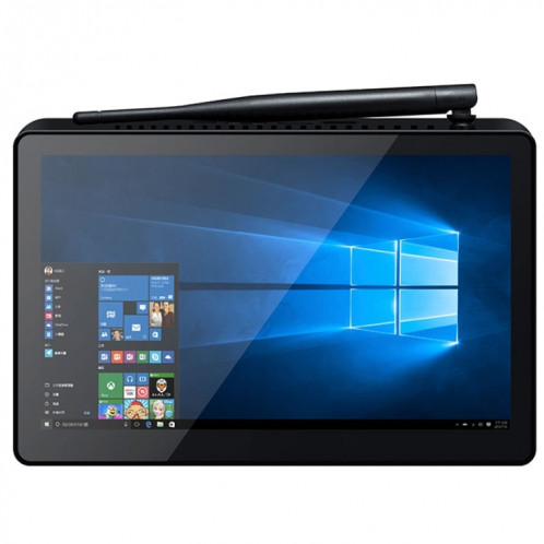 Mini PC tout-en-un PiPo H10PRO, 10,1 pouces, 16 Go + 128 Go + 512 Go, Windows 10 Intel Celeron J4125 Quad Core jusqu'à 2,7 GHz, prise en charge WiFi et carte BT et TF et HDMI et RJ45, prise US (noir) SP696B1128-013