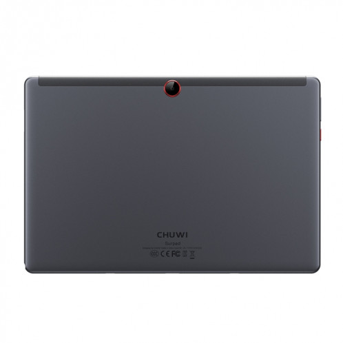 Chuwi Surpad 4G LTE Tablet PC, 10,1 pouces, 4GB + 128 Go, Android 10.0, Helio MT6771V octa core jusqu'à 2,0 GHz, supportez Dual Sim & OTG & Bluetooth et Bluetooth et Bluetooth WiFi, Bouchon EU (noir + gris) SC40361524-013