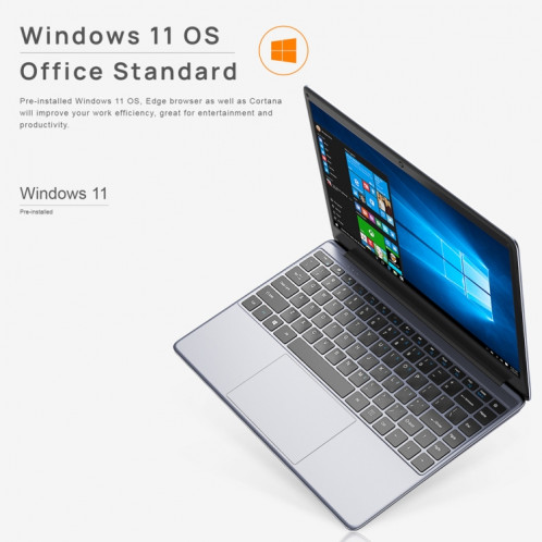 Chuwi Herobook Pro, 14,1 pouces, 8 Go + 256 Go, Windows 10, Intel Gemini Lake N4020 Dual Core Dual Fil à double noyau 1.1GHz ~ 2,6 GHz, support WiFi / Bluetooth / EXTENSION DE CARTE BLUETOOTH / TF / MINI HDMI (gris SC92TK1596-013