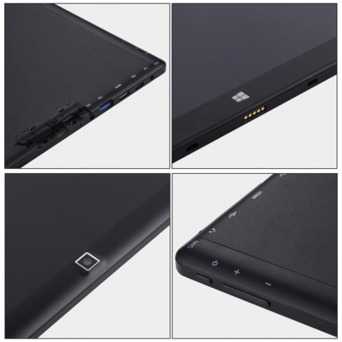 Tablette PC Hongsamde, 12 Go + 128 Go, 10,1 pouces Windows 11 Intel Gemini Lake Celeron, sans clavier Étui en cuir () SH75EU306-012
