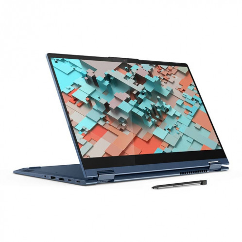 Lenovo Thinkbook 14S Portable Yoga, 14 pouces, 16 Go + 512 Go, Windows 10 Professional Edition, Intel Core I5-1135G7 quad noyau jusqu'à 4,2 GHz, support WiFi 6 & Bluetooth & HDMI, fiche américaine (bleu) SL50271657-019