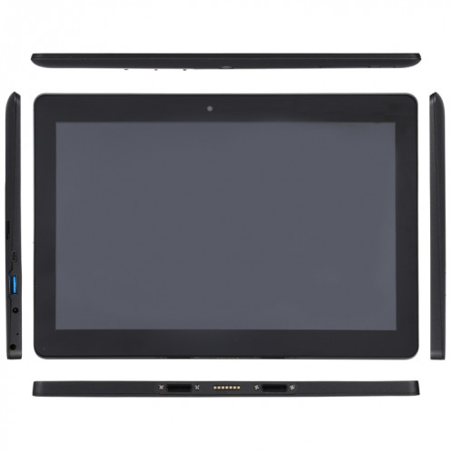 Tablette PC ES0MBFQ, 10,1 pouces, 4 Go + 64 Go, Windows 10, Intel Atom Z8300 Quad Core, prise en charge de la carte TF et HDMI et Bluetooth et double WiFi, prise US / EU (noir) SH55181211-09