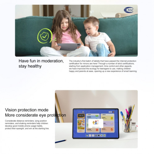 Tablette PC Honor Pad X9 WiFi, 11 pouces 8 Go + 256 Go MagicOS 8.0 Qualcomm Snapdragon 680 Octa Core (Gris) SH622H1209-013