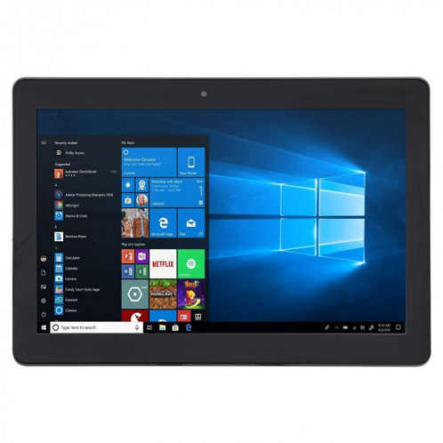 ES0MBFQ Tablet PC, 10,1 pouces, 4GB + 128 Go, Windows 10, Atel Atom Z8300 Quad Core, Support TF Card & HDMI & Bluetooth et Dual WiFi SH66301666-09