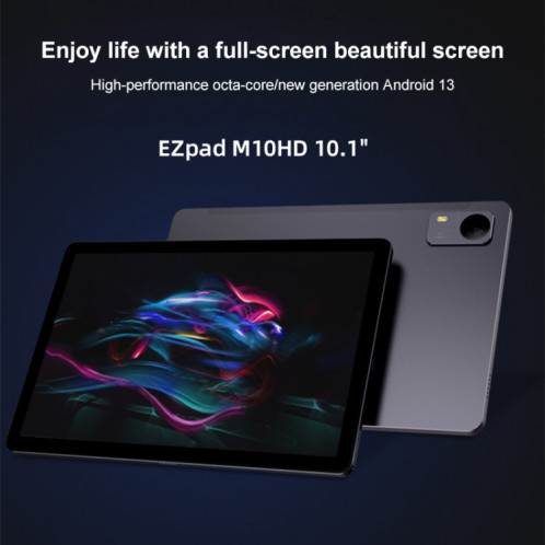 Tablette PC Jumper EZpad M10 HD, 4 Go + 128 Go, 10,1 pouces Android 13 OS Unisoc T606 Octa Core Réseau : 4G, SJ15EU1425-013