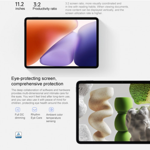 Xiaomi Pad 7 Écran Soft Light 11,2 pouces, 12 Go + 256 Go, HyperOS 2 Qualcomm Snapdragon 7+ Gen3 Octa Core (Bleu) SX920L1747-013