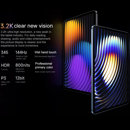 Xiaomi Pad 7 Pro 11,2 pouces, 8 Go + 256 Go, HyperOS 2 Qualcomm Snapdragon 8s Gen3 Octa Core (Vert) SX922G222-015