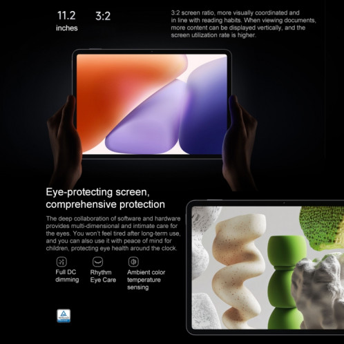 Xiaomi Pad 7 Pro 11,2 pouces, 8 Go + 256 Go, HyperOS 2 Qualcomm Snapdragon 8s Gen3 Octa Core (Vert) SX922G222-015