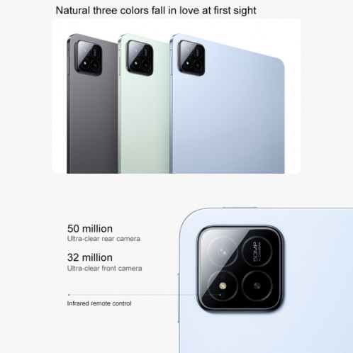 Xiaomi Pad 7 Pro 11,2 pouces, 8 Go + 256 Go, HyperOS 2 Qualcomm Snapdragon 8s Gen3 Octa Core (Noir) SX922B1029-015