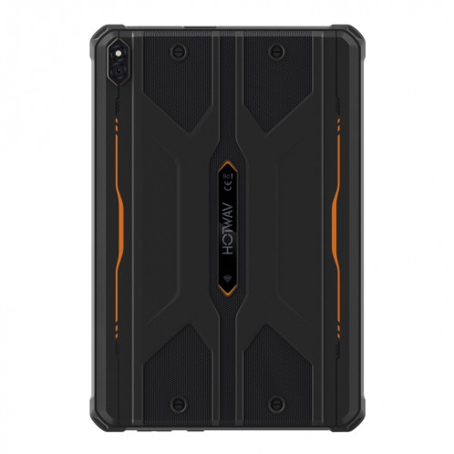  Tablette robuste HOTWAV Tab R8 IP68/IP69K, 4 Go + 128 Go, 10,1 pouces Android 14 Unisoc T606 Octa Core 4G Network, version mondiale avec Google Play, (noir + orange) SH01BC1823-012