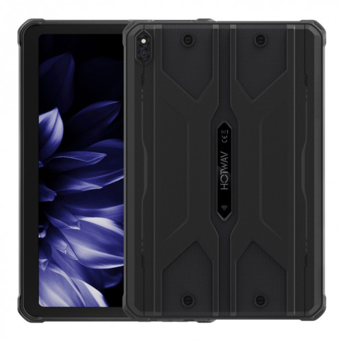  Tablette robuste HOTWAV Tab R8 IP68/IP69K, 4 Go + 128 Go, 10,1 pouces Android 14 Unisoc T606 Octa Core 4G Network, version mondiale avec Google Play, (noir gris) SH01BH897-012