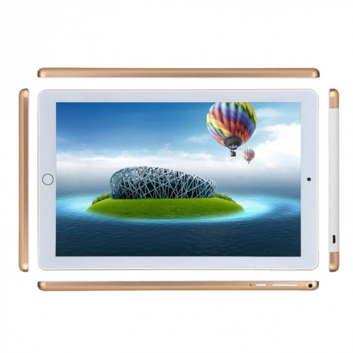 Appel Tablet PC 4G, 10,1 pouces, 4 Go + 64 Go, Pas de soutien Google Play, Android 7.0 MTK6753 Octa Core 1,3 GHz, Double SIM, GPS de soutien (Gold) SA791J68-014