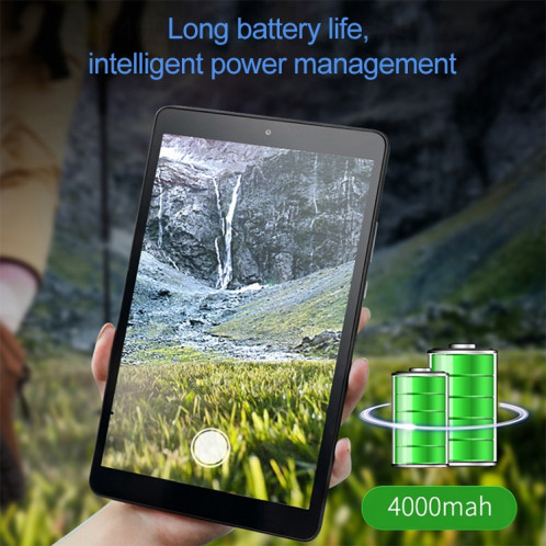 HSD Tablet PC, écran de 8 pouces 2.5D, 4GB + 64 Go, Windows 10, Intel Atom Z8300 Quad Core, Support TF Carte & Bluetooth & Dual WiFi & Dual Micro USB (Noir) SH921B965-011