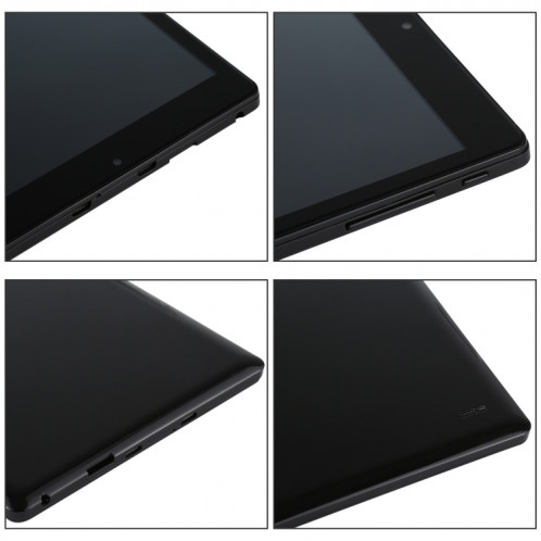 HSD Tablet PC, écran de 8 pouces 2.5D, 8 Go + 128 Go, Windows 10, Intel Atom Z8350 Quad Core, Prise en charge de la carte TF et Bluetooth et Dual WiFi, Fiche EU (Noir) SH930B450-07