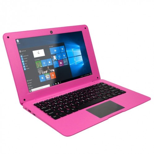 3350 Ordinateur portable de 10,1 pouces, 3GB + 32GB, Windows 10 OS, Intel Celeron N3350 Dual Core CPU 1.1GHZ-2.4GHz, Support & Bluetooth & Wifi & WiFi & HDMI, Plug UE (rose) SH060F611-013