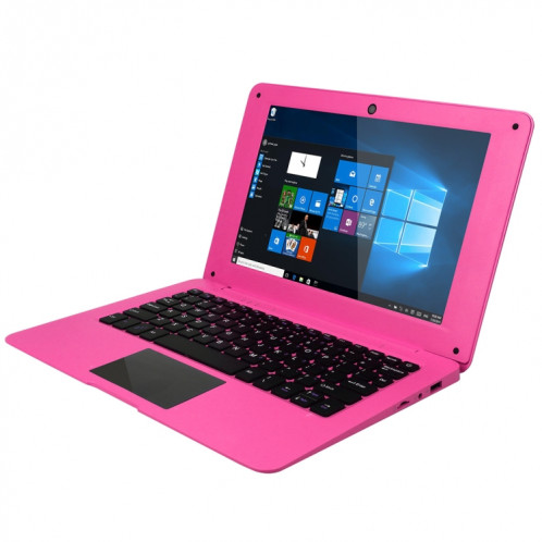 3350 Ordinateur portable de 10,1 pouces, 3GB + 32GB, Windows 10 OS, Intel Celeron N3350 Dual Core CPU 1.1GHZ-2.4GHz, Support & Bluetooth & Wifi & WiFi & HDMI, Plug UE (rose) SH060F611-013