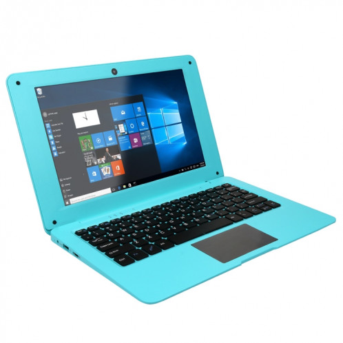 3350 Ordinateur portable de 10,1 pouces, 3GB + 32GB, Windows 10 OS, Intel Celeron N3350 Dual Core CPU 1.1GHZ-2.4GHz, Support & Bluetooth & WiFi & WiFi & HDMI, Plug UE (bleu) SH060L1480-013