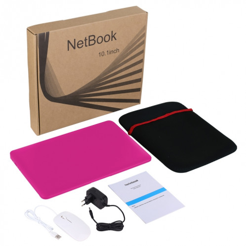 Ordinateur portable A133 10,1 pouces, 2 Go + 16 Go, Android 7.1, processeur Allwinner A133 Quad Core 1,6 GHz, prise en charge Bluetooth et WiFi, (rose) SH062F1525-012