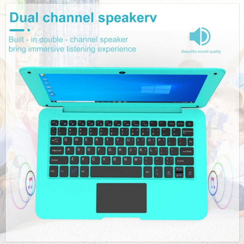 Ordinateur portable A133 10,1 pouces, 2 Go + SHDGB, Android 12, processeur Allwinner A133 Quad Core 1,6 GHz, prise en charge Bluetooth et WiFi, (bleu) SH063L1673-012
