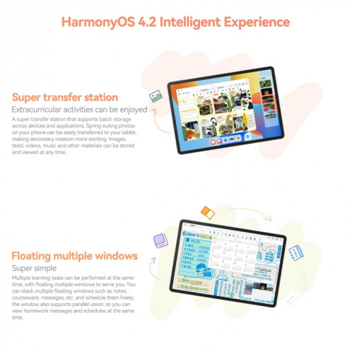 HUAWEI MatePad 11.5 2024, écran à lumière douce WiFi 8 Go + 128 Go 120 Hz HarmonyOS 4.2 Histen 9.0 Hisilicon Kirin 8000 (gris) SH103H1187-014