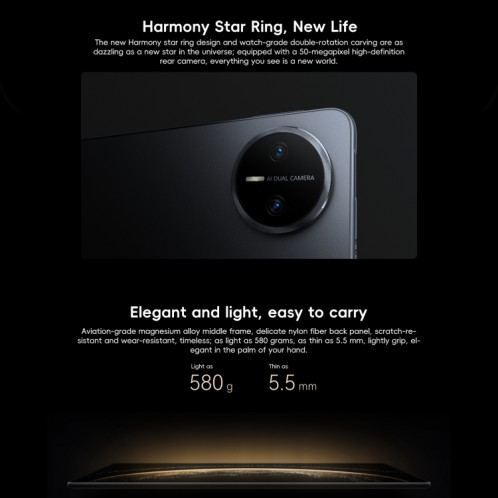HUAWEI MatePad Pro 13,2 pouces 2025 Écran à lumière douce WiFi, 16 Go + 1 To, HarmonyOS 4.3 Hisilicon Kirin 9020 (Fluxay Gold) SH08LJ1016-014