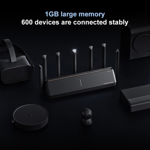 Original Xiaomi WiFi Router 7000 Amplificateur de signal indépendant à 8 canaux Mémoire 1 Go, prise US SX0042229-016