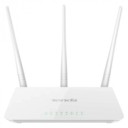 Tenda F3 Wireless 2.4GHz 300Mbps routeur WiFi avec 3 * 5dBi Antennes externes (blanc) ST052W1091-08