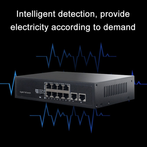 COMFAST CF-SG181P 10 ports Gigabit POE commutateur Ethernet 20 Gbps surveillance de la bande passante du fond de panier SC05001188-07