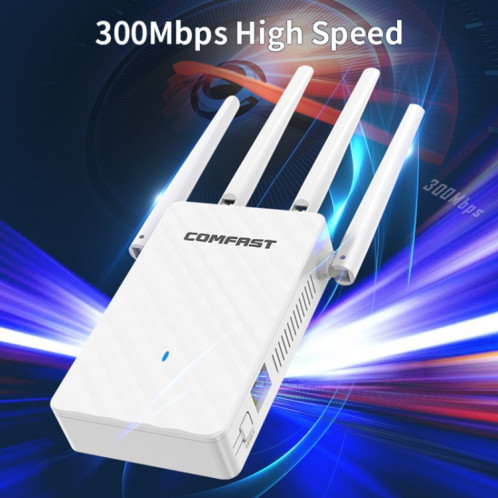 COMFAST CF-WR306S Amplificateur de signal WiFi sans fil 300 Mbps SC05011620-010