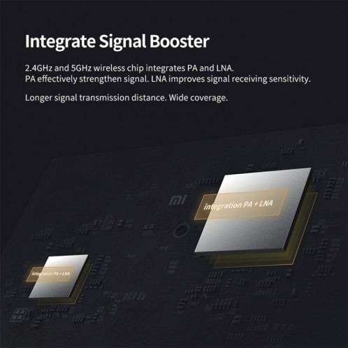 Routeur WiFi d'origine Xiaomi 4A Smart APP Control AC1200 1167 Mbps 128 Mo 2,4 GHz et 5 GHz Dual-core CPU Gigabit Ethernet Port Routeur sans fil répéteur avec 4 antennes, prise en charge Web et Android et iOS, prise SX2019477-015