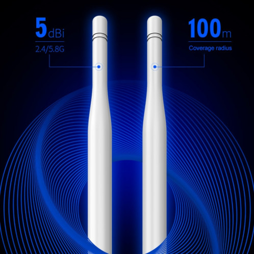 Comfast cf-ew74 1200mbs extérieur étanche à double fréquence amplificateur de signal de signal de signal de routeur sans fil Répétition de la station de base WiFi avec 2 antennes SC36501474-08