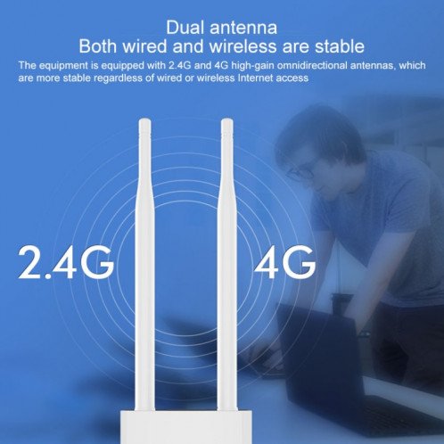 Compost CF-E5 300M 4G Amplificateur de signal étanche à l'étanche de l'étanche Router Répéteur Répète WiFi Station de base avec 2 antennes SC3654907-07