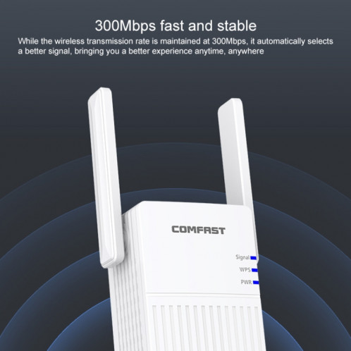 Comfast CF-N300 300Mbps WiFi WiFi Signal Signal AMPLIOR RÉPLOIRE ROUTER NETWORK ROUTER AVEC 2 ANTENNES SC36571119-07