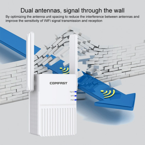 Comfast CF-N300 300Mbps WiFi WiFi Signal Signal AMPLIOR RÉPLOIRE ROUTER NETWORK ROUTER AVEC 2 ANTENNES SC36571119-07