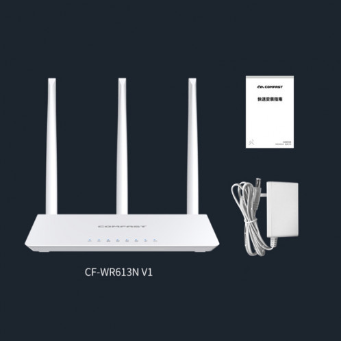 Comfast WR613N V3 Accueil 300Mbps Routeur sans fil 2.4G WiFi Network Extender SC56301183-09
