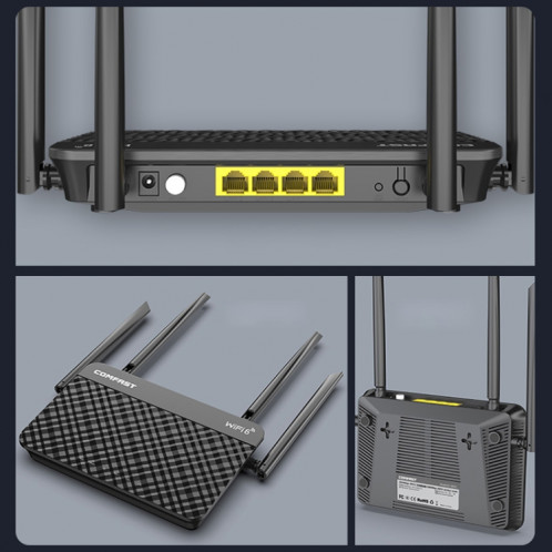 Comfast CF-XR10 1800MBPS WIFI6 Dual-Band Gigabit Dual-Band Signal Ménage Router Répéteur de routeur sans fil SC5636248-08