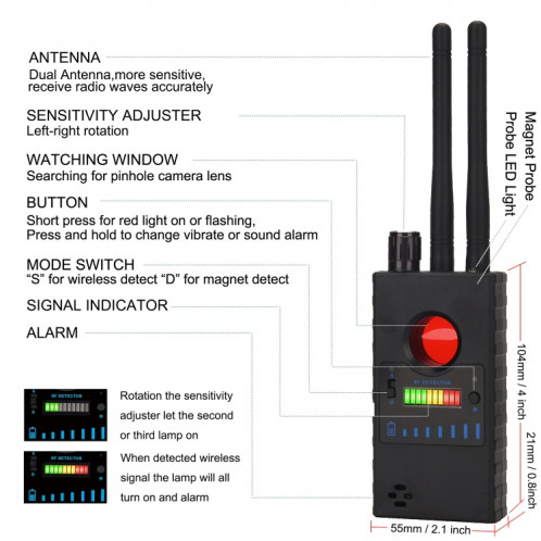 Détecteur de signal sans fil G528 SH00161494-08