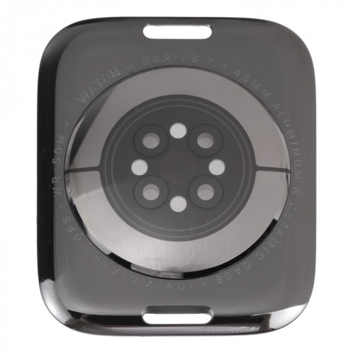 Pour Apple Watch Series 7 45MM Version GPS couvercle arrière en verre avec bobine de charge sans fil SH00561963-06