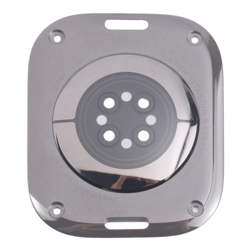 Pour Apple Watch Ultra 2 49mm A2986 A2987 LTE Version Coque arrière en verre (noir) SH01BL1266-07