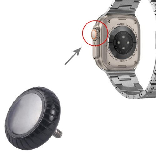Écrou de couronne de rechange pour Apple Watch Series 10 42 mm/46 mm (noir) SH274B1605-04